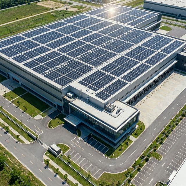 Endüstriyel Çatı GES